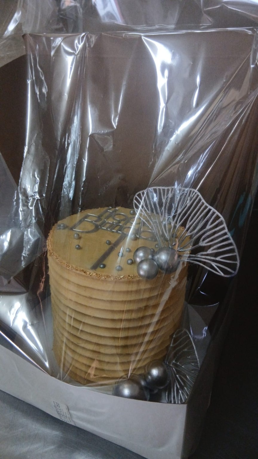 Elegant milestone cake