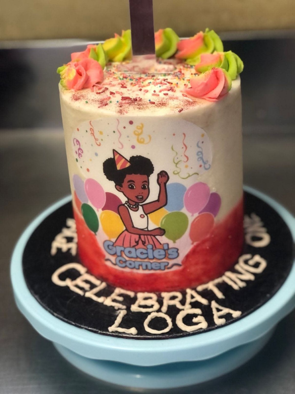 Personalised celebration cake