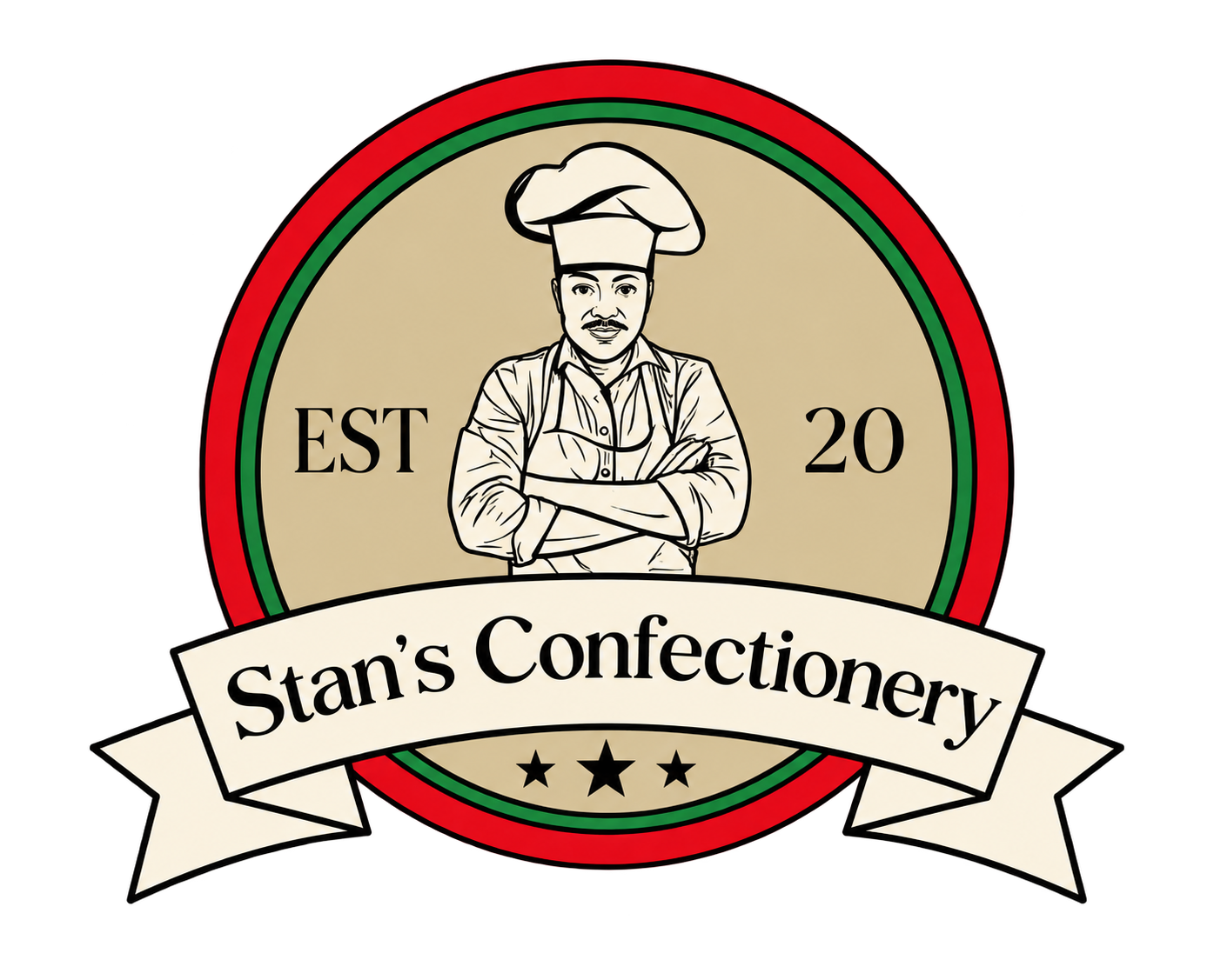 Stan’s Confectionery chef logo