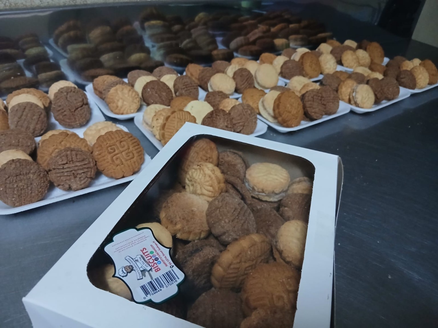 Boxed assorted biscuits